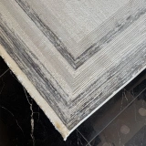 Hoom Rugs Galista 203 Gri Antrasit Modern Yün Tuşeli Akrilik Halı