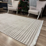 Hoom Rugs Golf GF3 Krem Vizon İskandinav Halı