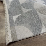 Hoom Rugs Grandy 5210 Vizon Kaymaz Pamuk Taban Modern Halı