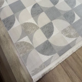 Hoom Rugs Grandy 5210 Vizon Kaymaz Pamuk Taban Modern Halı