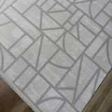 Hoom Rugs Grandy 5212 Krem Kaymaz Pamuk Taban Modern Halı