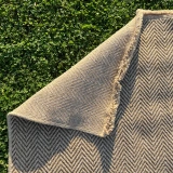 Hoom Rugs India 671 Kahve Dokuma Jüt Kilim