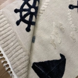 Hoom Rugs Kids Açık Renk Gemici Desenli Çocuk Halısı