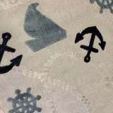 Hoom Rugs Kids Açık Renk Gemici Desenli Çocuk Halısı