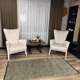 Hoom Rugs Liv 387 Vizon Dekoratif Yıkanabilir Kilim