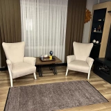 Hoom Rugs Liv 389 Gri Dekoratif Yıkanabilir Kilim