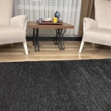 Hoom Rugs Liv 392 Antrasit Dekoratif Yıkanabilir Kilim