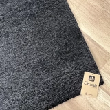 Hoom Rugs Liv 392 Antrasit Dekoratif Yıkanabilir Kilim