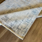 Hoom Rugs Motto 1002 Beyaz Mavi Halı