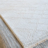 Hoom Rugs Norm 6220 Beyaz Modern Salon Halısı