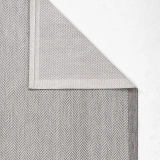 Hoom Rugs Nova 2002 Gri İnce Kaymaz Latex Tabanlı Sisal Halı