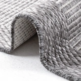 Hoom Rugs Nova 2004 Gri İnce Kaymaz Latex Tabanlı Sisal Halı