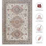 Hoom Rugs Otantik 2608 Multi Vintage Desenli Salon Halısı