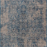 Hoom Rugs Otantik 2610 Mavi Vintage Desenli Salon Halısı