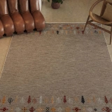 Hoom Rugs Otantik 2611 Bej Vintage Desenli Salon Halısı