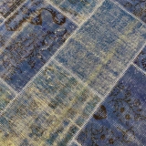 Hoom Rugs Patchwork 112 Mazzeline Blue El Dokuma Kilim