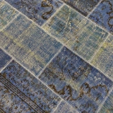 Hoom Rugs Patchwork 112 Mazzeline Blue El Dokuma Kilim
