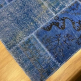 Hoom Rugs Patchwork 112 Mazzeline Blue El Dokuma Kilim