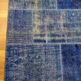 Hoom Rugs Patchwork 112 Mazzeline Blue El Dokuma Kilim