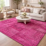 Hoom Rugs Patchwork Fuşya El Dokuma Kilim