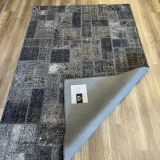 Hoom Rugs Patchwork Gri El Dokuma Kilim