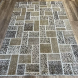 Hoom Rugs Patchwork Krem El Dokuma Kilim