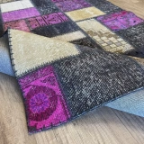 Hoom Rugs Patchwork Mor El Dokuma Kilim