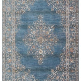 Hoom Rugs Petra 18 Mavi Makine Halısı