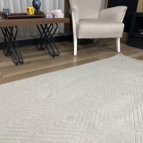Hoom Rugs Prag 9207 Açık Gri Modern Makina Halısı