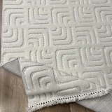 Hoom Rugs Prag 9209 Krem Modern Makina Halısı