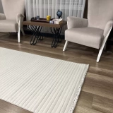 Hoom Rugs Prag 9213 Krem Modern Makina Halısı