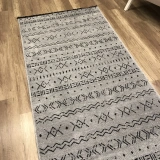 Hoom Rugs Prestij Eko 335 Açık Gri Dekoratif Yıkanabilir Kilim