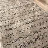 Hoom Rugs Prestij Eko 351 Bej Dekoratif Yıkanabilir Kilim