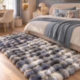 Hoom Rugs Rabbit 420 Multi Gri Çift Renkli Peluş Halı