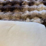 Hoom Rugs Rabbit 420 Multi Kahve Çift Renkli Peluş Halı