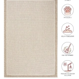 Hoom Rugs Siena 3701 Krem Sade Modern Sisal Halı