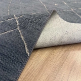 Hoom Rugs Terrace 8209 Antrasit Hav Toz Vermez Dekoratif Kilim