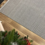 Hoom Rugs Vega S5486A Açık Gri Hav Toz Vermez Hasır Dokuma Modern Makina Halısı