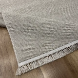Hoom Rugs Vega S5486A Krem Hav Toz Vermez Hasır Dokuma Modern Makina Halısı