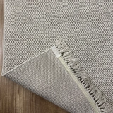 Hoom Rugs Vega S5486A Krem Hav Toz Vermez Hasır Dokuma Modern Makina Halısı