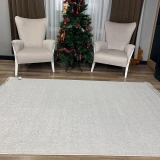 Hoom Rugs Vega S5486A Krem Hav Toz Vermez Hasır Dokuma Modern Makina Halısı
