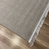Hoom Rugs Vega S5486A Vizon Bej Hav Toz Vermez Hasır Dokuma Modern Makina Halısı