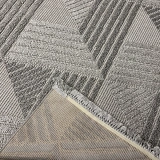 Hoom Rugs Vega S5505A Açık Gri Hav Toz Vermez Hasır Dokuma Modern Makina Halısı