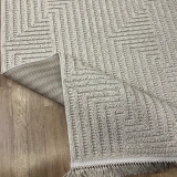 Hoom Rugs Vega S5511A Krem Bej Hav Toz Vermez Hasır Dokuma Modern Makina Halısı