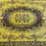 Hoom Rugs Vintage Hardal Kahve Çiçekli 165x265 4,37 M2 Vintage Halı