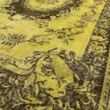 Hoom Rugs Vintage Hardal Kahve Çiçekli 165x265 4,37 M2 Vintage Halı