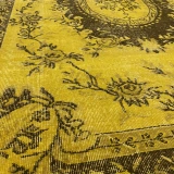 Hoom Rugs Vintage Hardal Kahve Çiçekli 165x265 4,37 M2 Vintage Halı