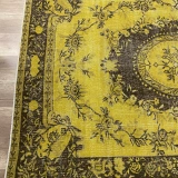 Hoom Rugs Vintage Hardal Kahve Çiçekli 165x265 4,37 M2 Vintage Halı