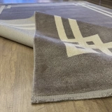 Hoom Rugs York 204 Gri Krem Çerçeveli Modern Salon Halısı