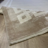 Hoom Rugs York 204 Krem Bej Çerçeveli Modern Salon Halısı